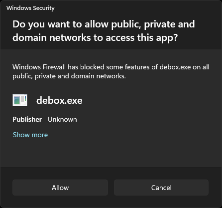 Windows Security Pop-Up